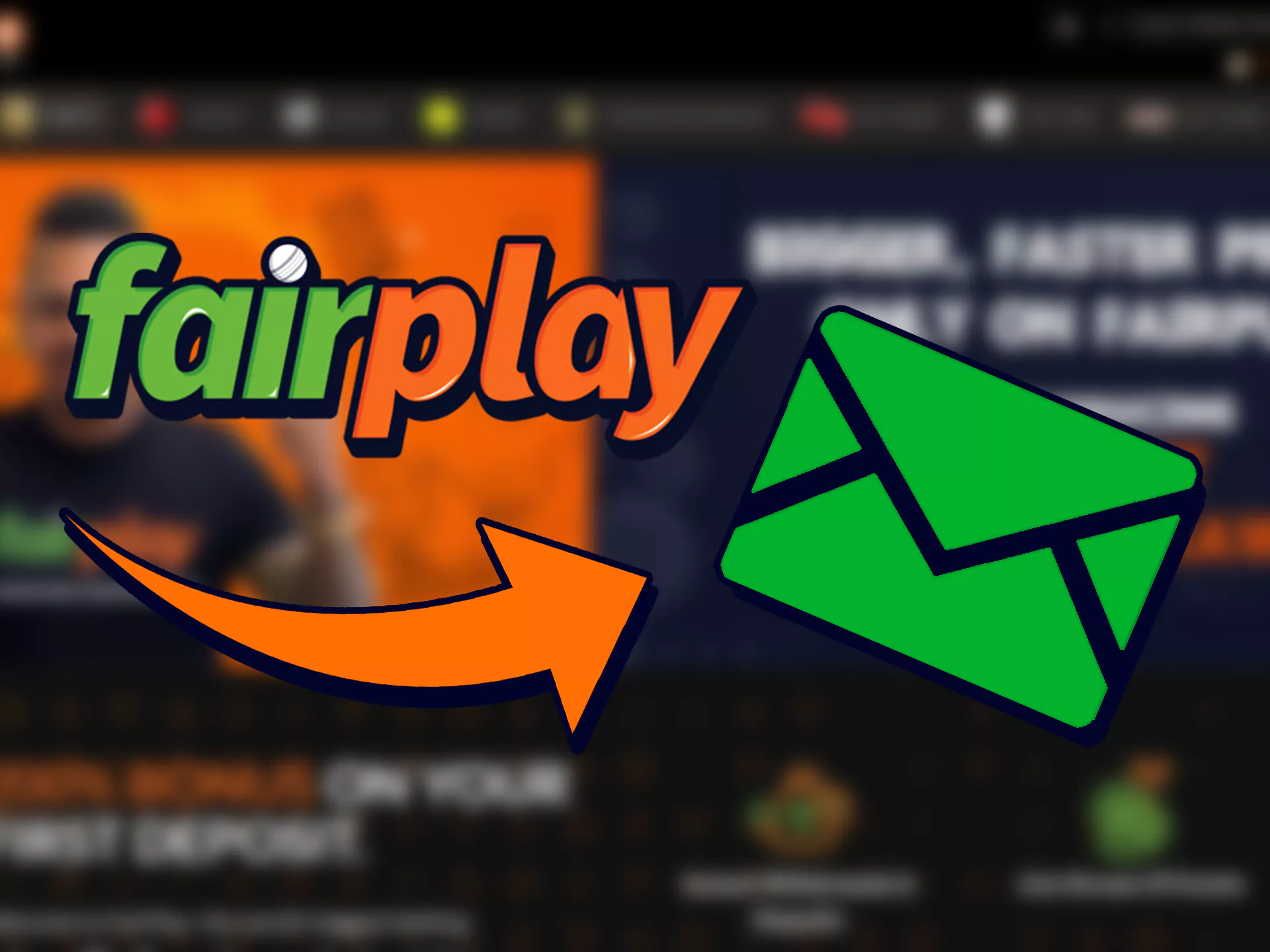 Confirm email of your account for start betting at Fairplay.