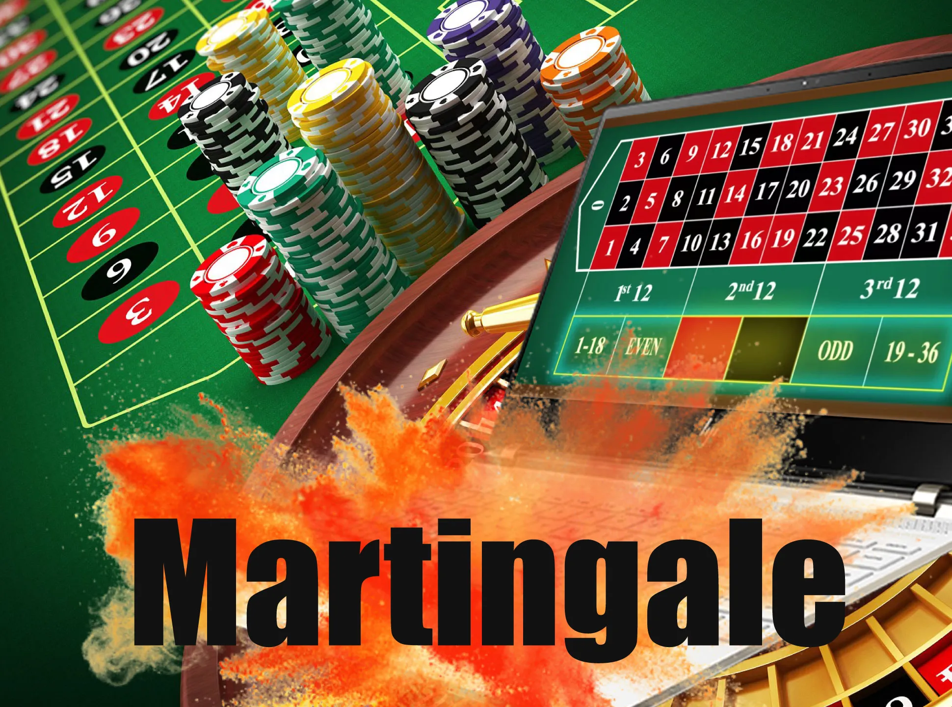 Martingale stratefy allows you betting only on the specific numbers or colors.