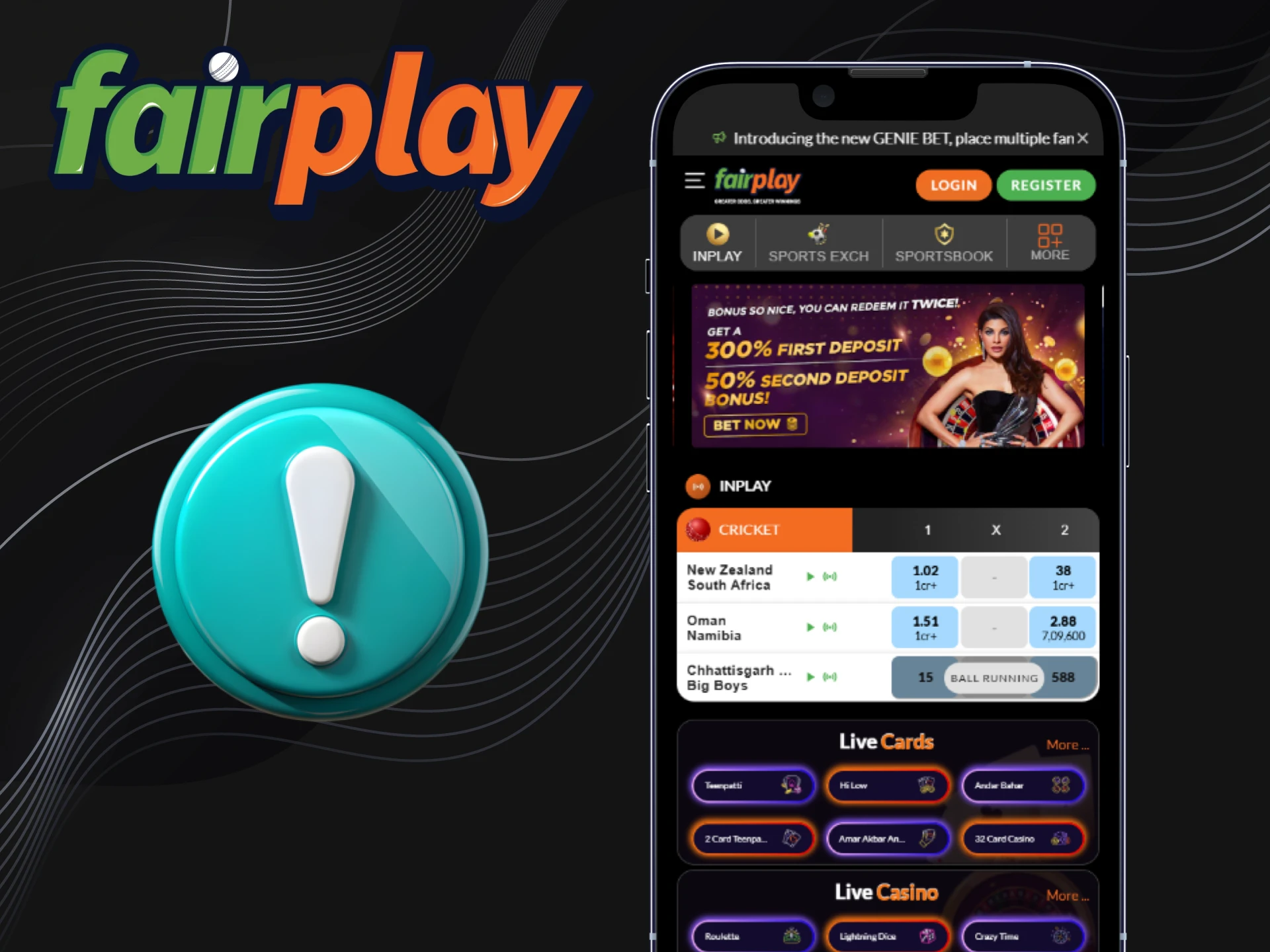 It is important for players to update the Fairplay app.