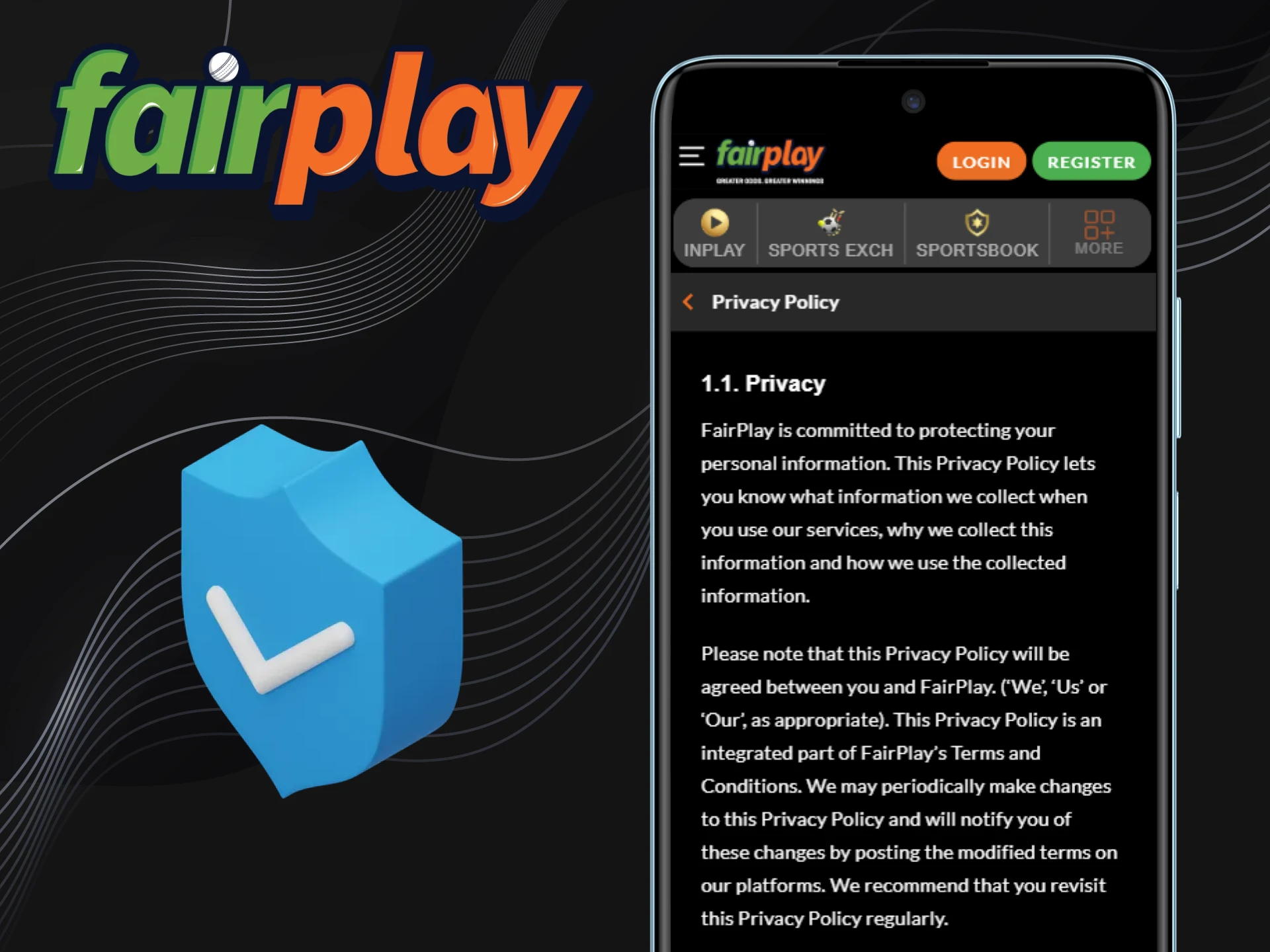 The Fairplay app is safe for players.