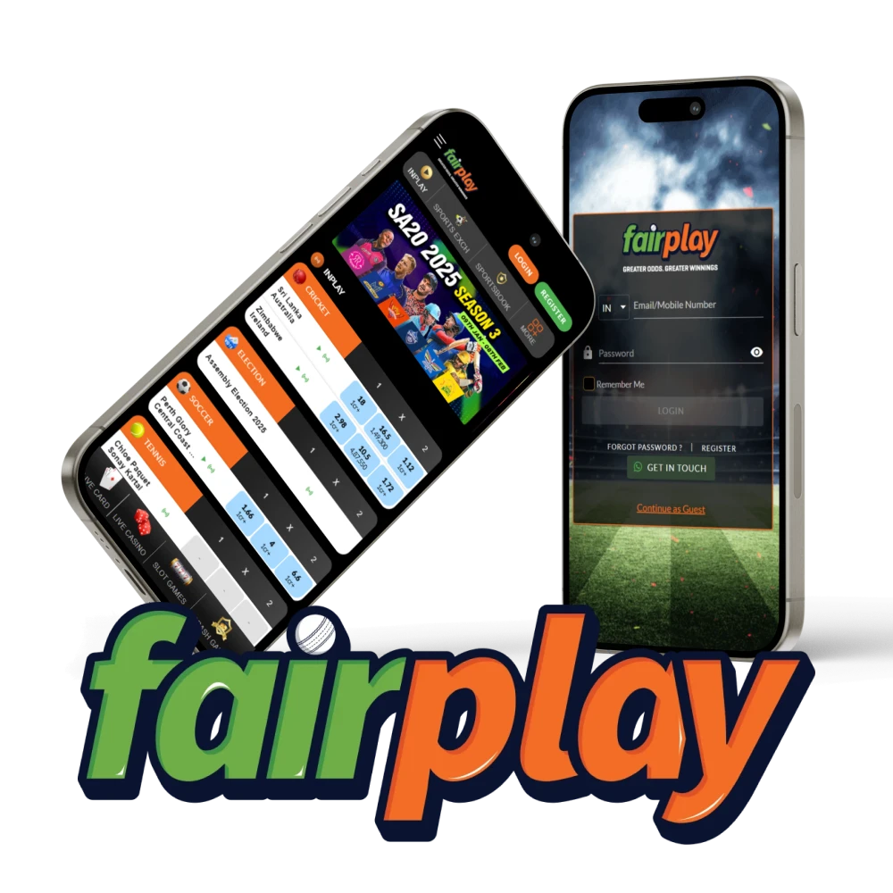 Download the Fairplay app for Android and iOS.