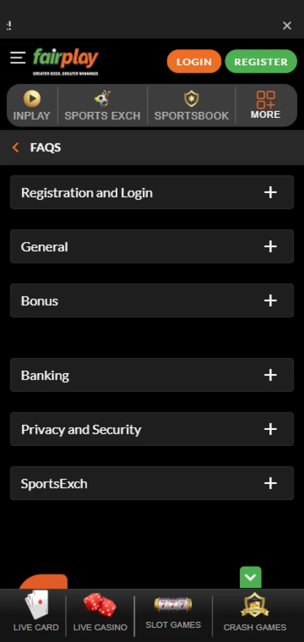 Get answers to your questions in the Fairplay FAQ section.