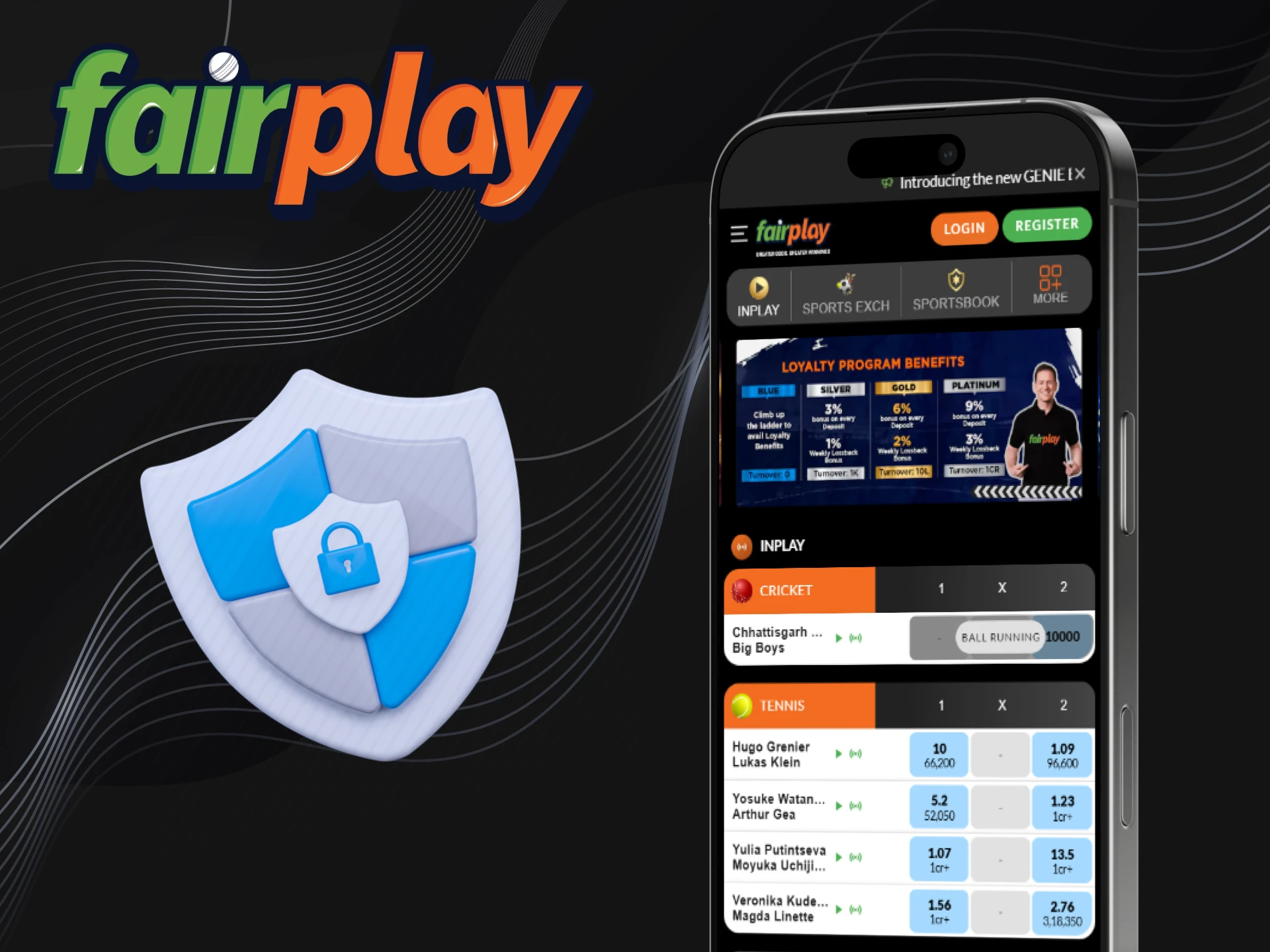 Fairplay uses SSL encryption to ensure the protection of player data.