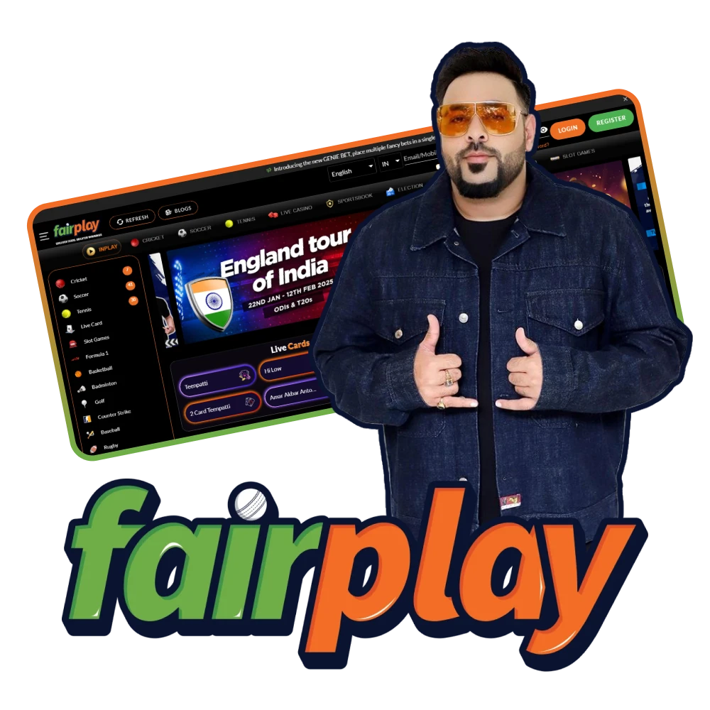 Badshah is an official ambassador of Fairplay.