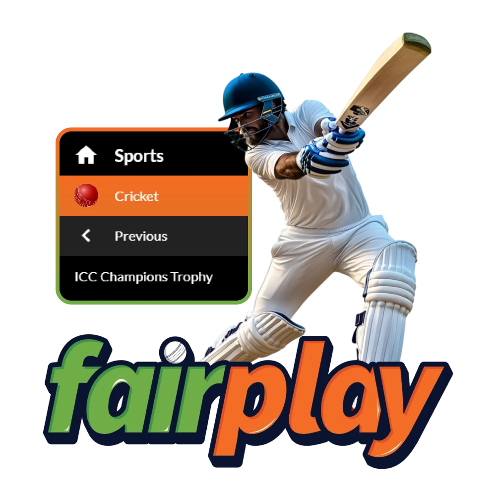 Place your bets on the ICC Champions Trophy at Fairplay.